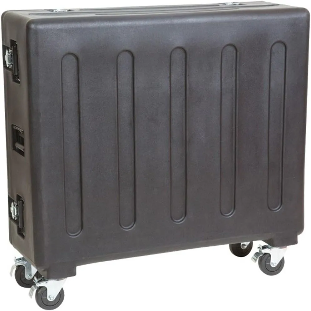 SKB Cases 1RMM32-DHW Roto-molded Midas M32 Mixer Case with Wheels, Double walled for maximum strength, Large rubber gasket in the lid for moisture control, Six spring loaded handles
