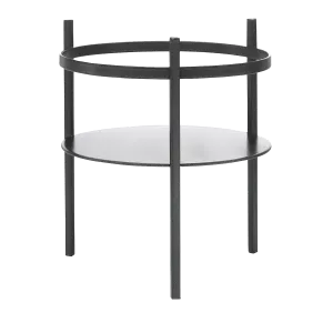 Slate Black Elevated Jar Candle Holder