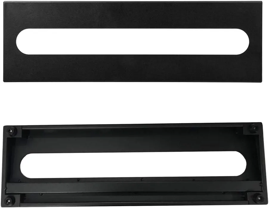 Small Guitar Pedal Board 15.7 x 4.9 inches Pedalboard with Carrying Bag