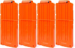 Soft Bullet 4pcs Clips 12 Bullets Dart Gun Clips Magazine Clip for Nerf Toy Dart Gun