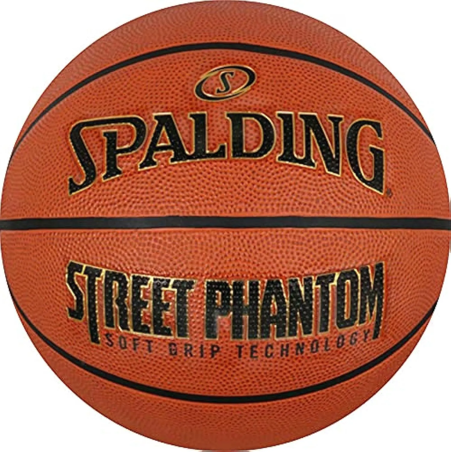 Spalding Street Phantom Professional Basketball - Full Size No. 7 Official Outdoor Match Basketball
