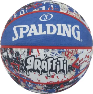 Spalding Unisex - Adult Graffiti Sz6 Ball, Blue/Red, 7