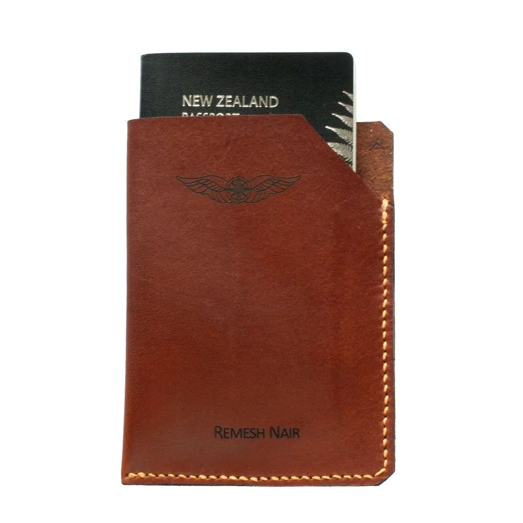 Sparrowhawk Passport Sleeve - Aniline