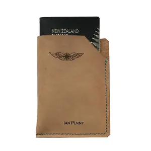 Sparrowhawk Passport Sleeve - Nubuck