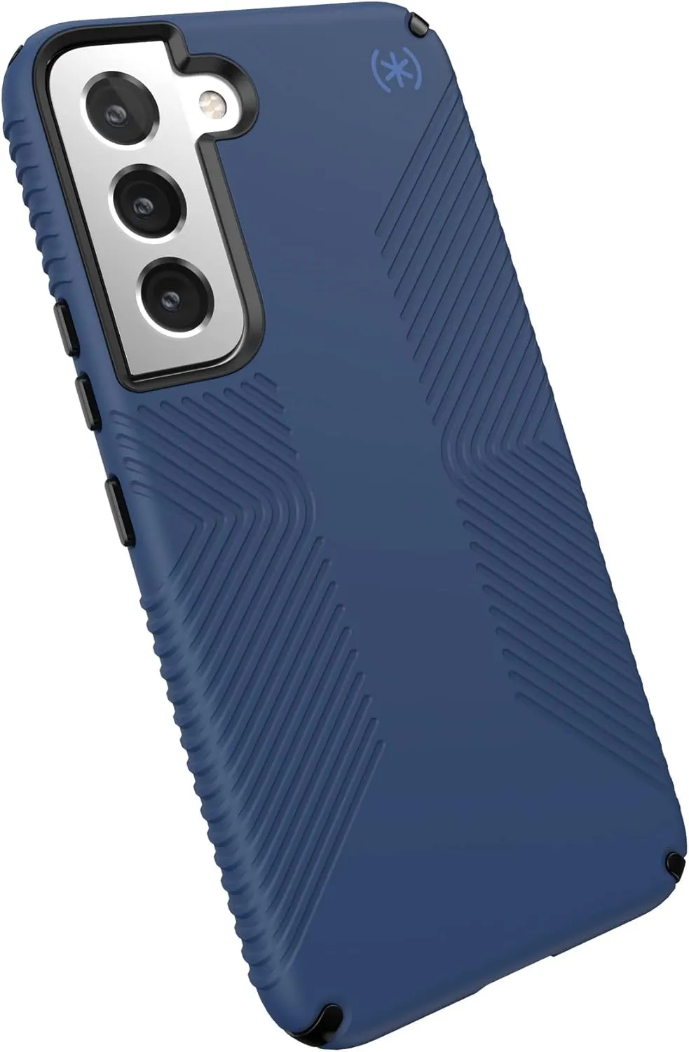 Speck Products Presidio2 Grip Samsung Galaxy S22 Case,Raised bezel, Coastal Blue/Black/Storm Blue