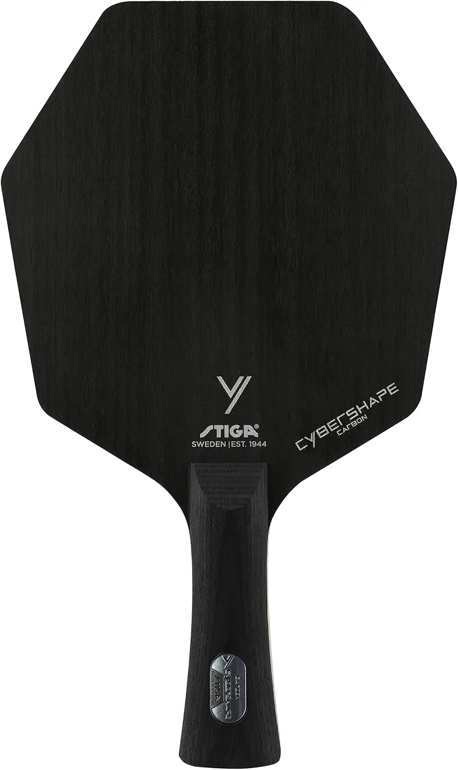 Stiga Cybershape Carbon Table Tennis Blade | Ping Pong Paddle - Unique Design for Larger Hitting Area & Increased Control - Competition Approved