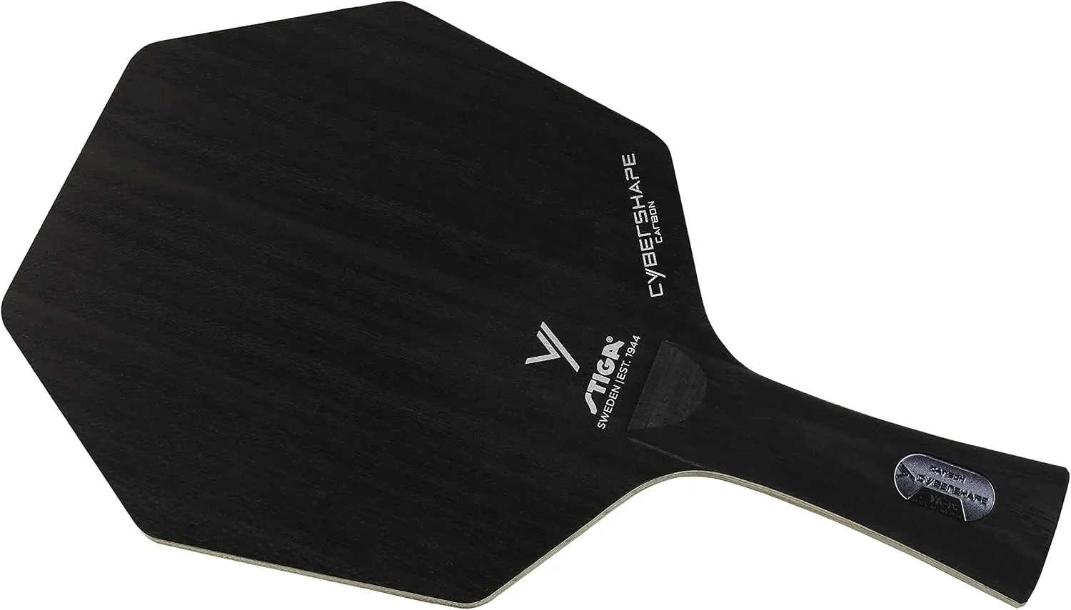 Stiga Cybershape Carbon Table Tennis Blade | Ping Pong Paddle - Unique Design for Larger Hitting Area & Increased Control - Competition Approved