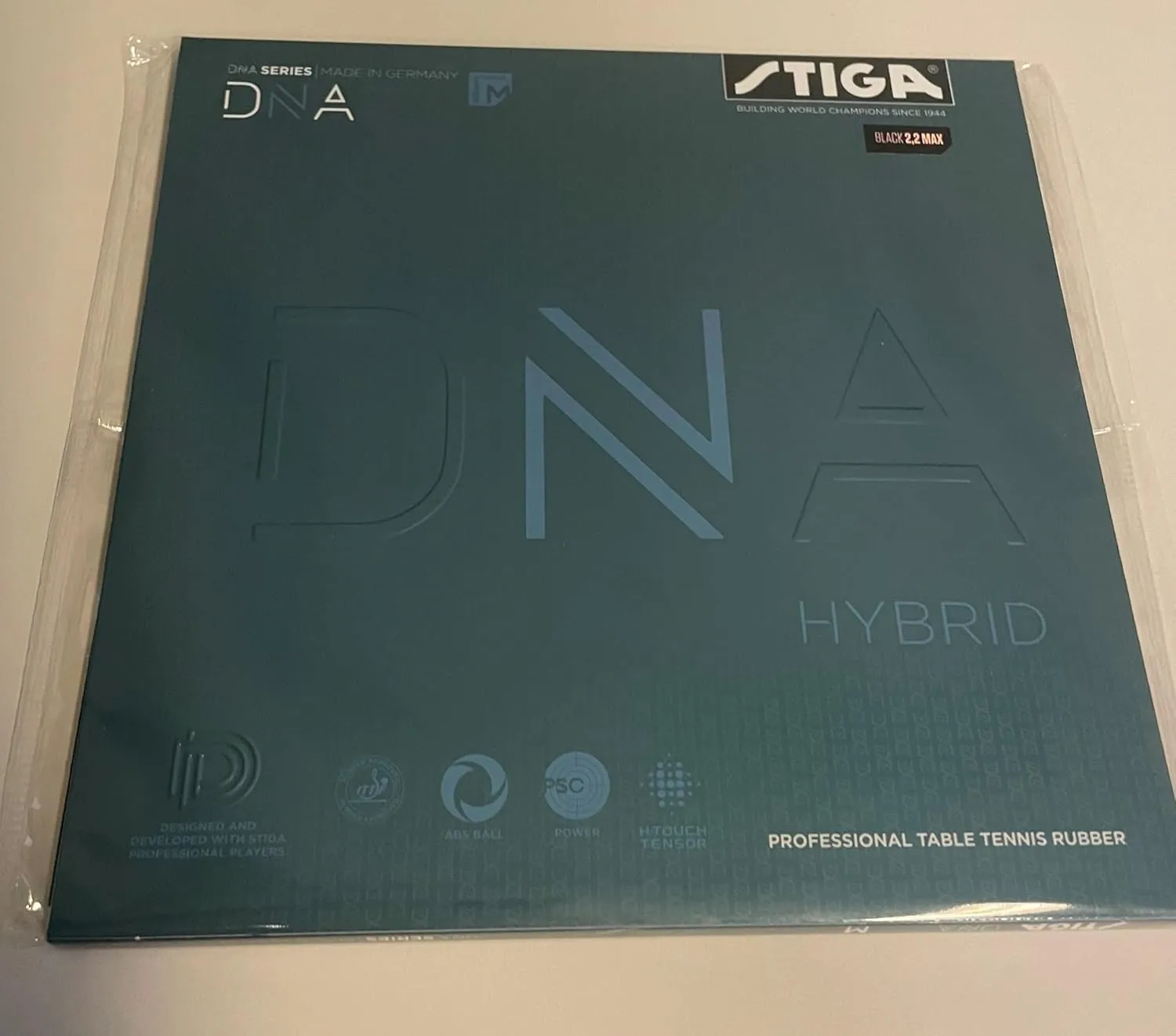 Stiga DNA Hybrid Table Tennis Rubber | Professional Table Tennis Sheet for Maximum Control & Powerful Spins - Full Stroke Control - Made in Germany