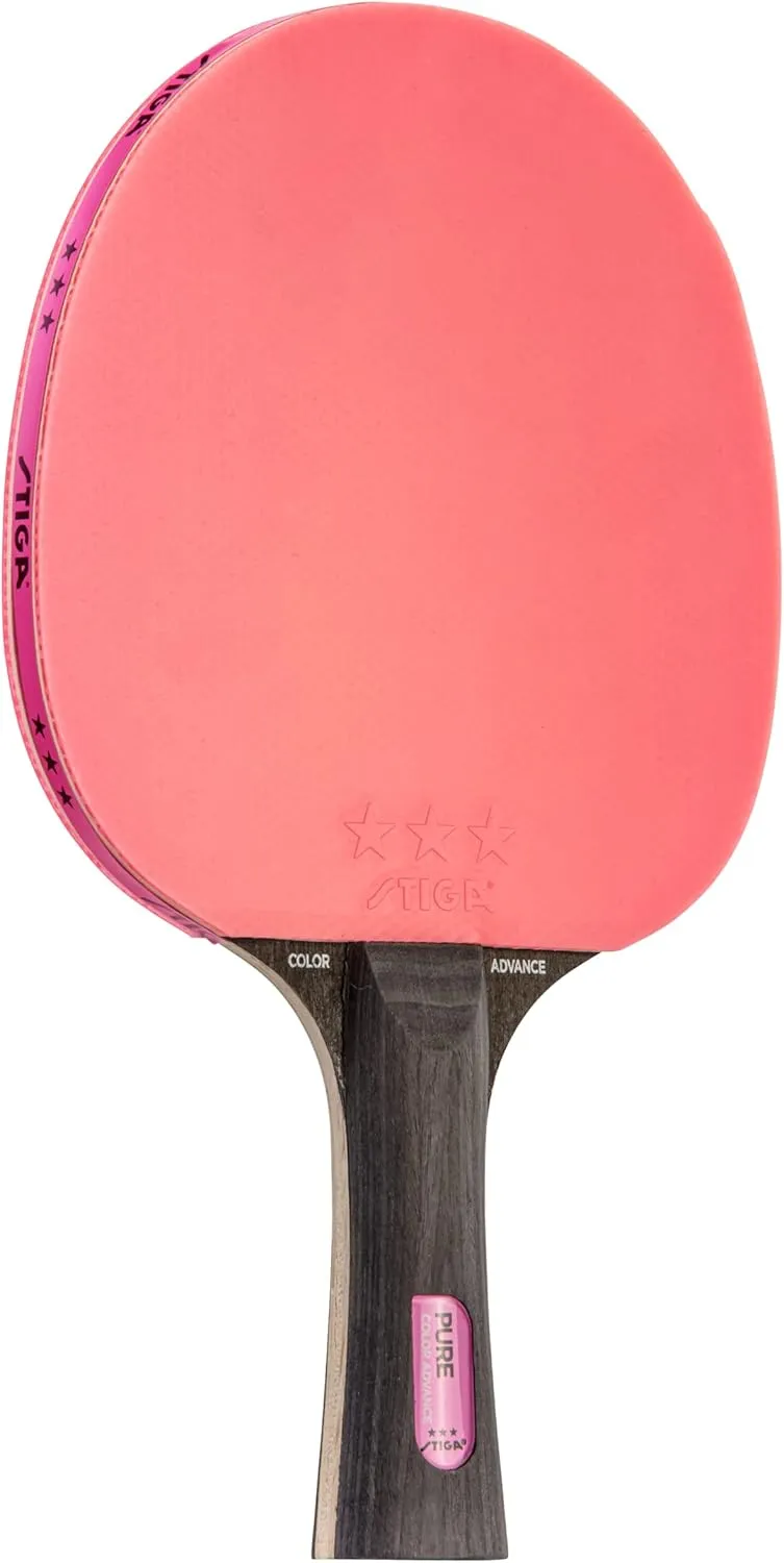 STIGA Pure Color Advance Table Tennis Racket - Performance Level Ping Pong Paddle
