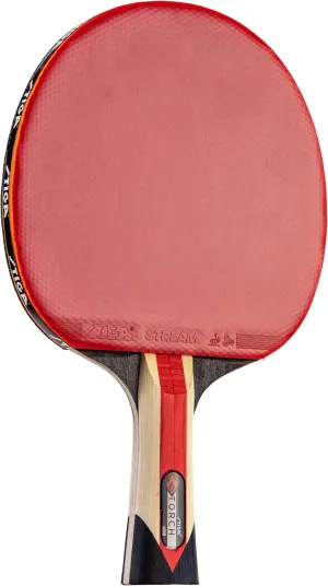 STIGA Torch Ping Pong Paddle - 5-Ply Ultra-Light Blade - 2mm Tournament-Approved Sponge - Flared Handle for Enhanced Control - Competitive Table Tennis Racket for Family Fun