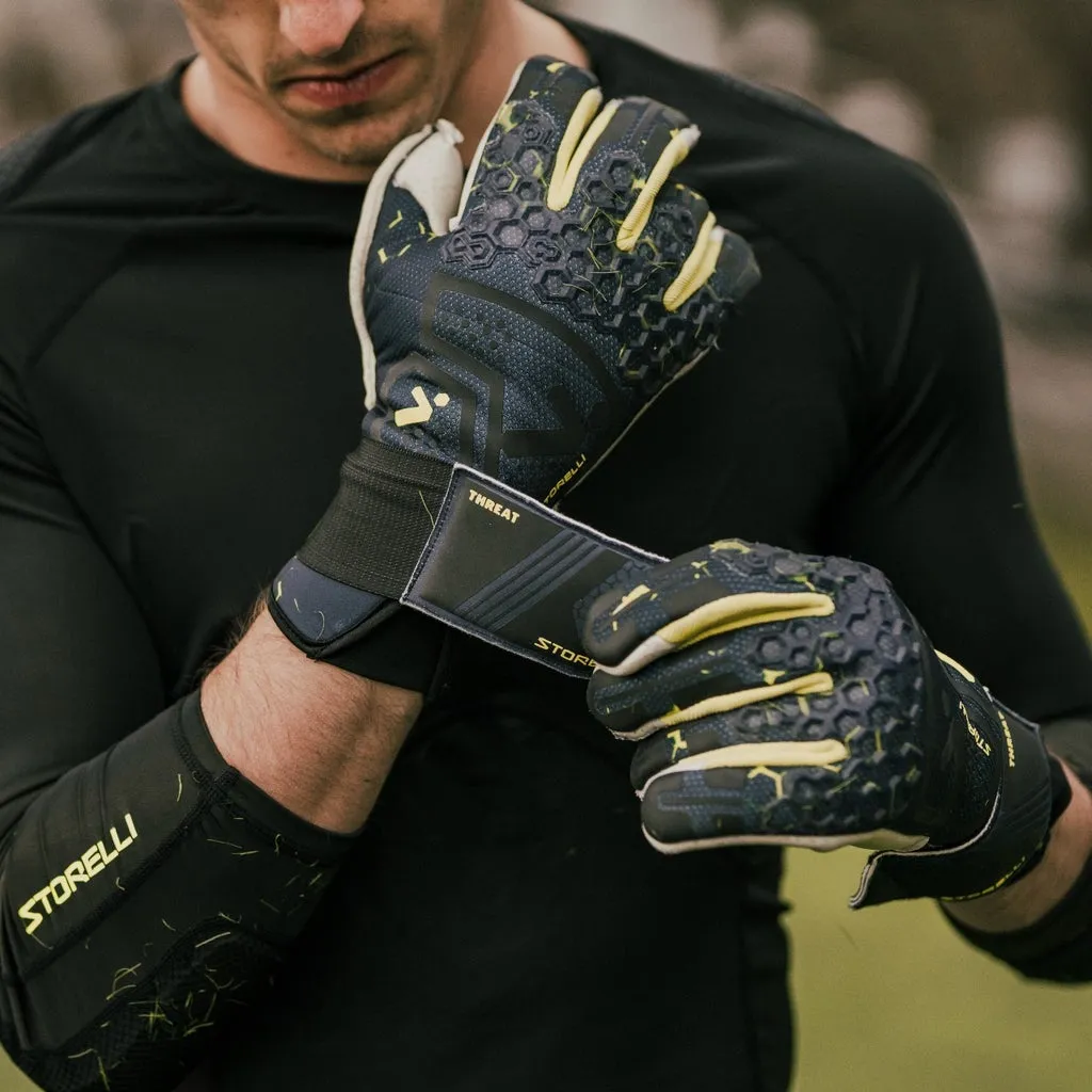 Storelli Silencer Threat GK Gloves - Black