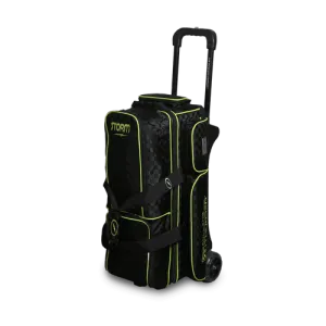 Storm Rolling Thunder 3 Ball Roller Checkered Bowling Bag Black/Lime