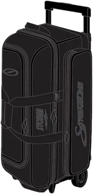 Storm Streamline 3 Ball Roller Bowling Bag- Carbon/Black