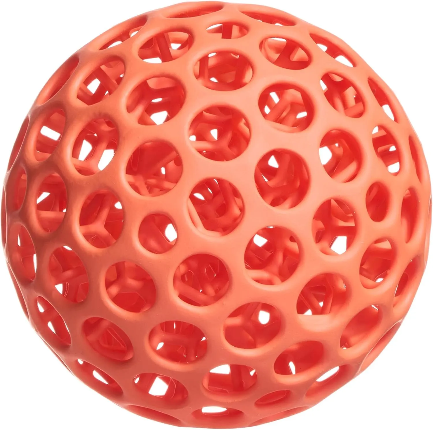 Stress Relief Ball for Adults – 3D Printed Decompression Ball for Anxiety, Focus, and Hand Therapy – Portable Fidget Tool for Office or Home Use, Ages 20  Orange