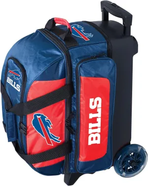 Strikeforce Bowling NFL Two Ball Bowling Roller Bag with Ball, Shoe and Accessory Pockets