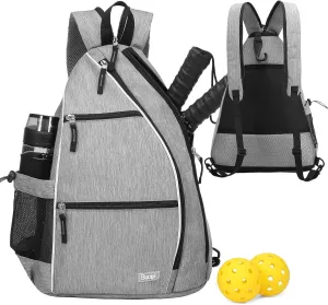 Sucipi Pickleball Bag Pickleball Backpack for Women Men Pickleball Paddle Backpack Reversible Pickleball Paddle Bag Pickleball Rackets Bags for Ladies