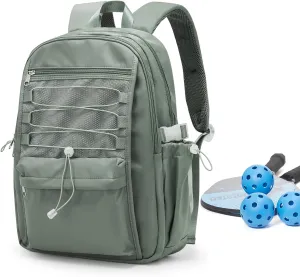 suwasp Pickleball Bag, Pickleball Backpack for Women and Men, Paddle Bag Fits 4 Paddles Accessories