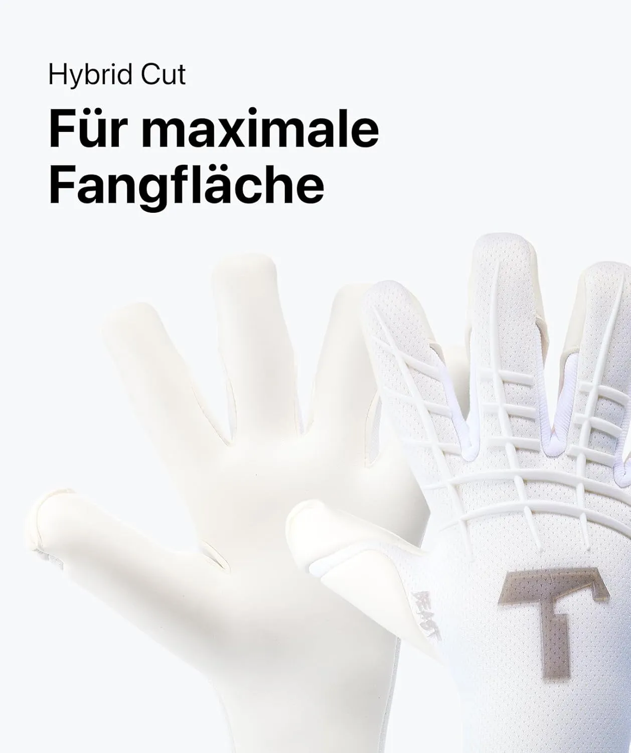 T1TAN Beast Goalkeeper Gloves - Without Finger Protection - Soccer Goalie Gloves Adult - Professional Goal Keeper Gloves for Youth, Men & Women - Size 6-11