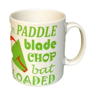 Table Tennis Text Mug