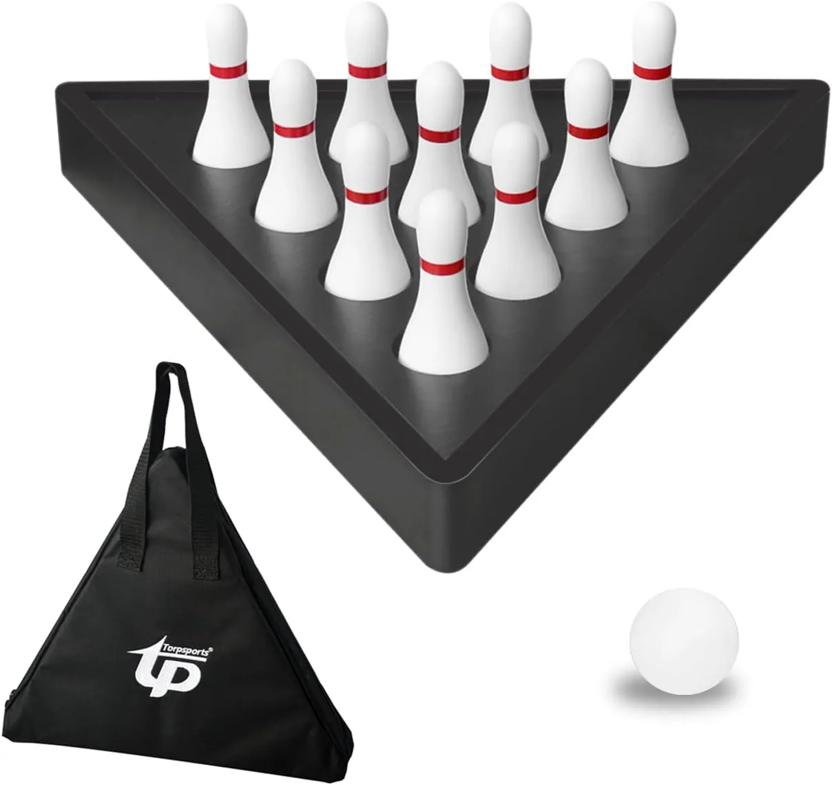 Tabletop Shuffleboard Bowling Pin Set Portable Shuffleboard Bowling Pin Game,Solid Wood Shuffleboard Bowling Curling Games- Easy Carry