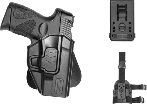 Tactical Scorpion Gear Modular Level II Retention Paddle Holster: Fits Ruger LC9 LC9s LC380