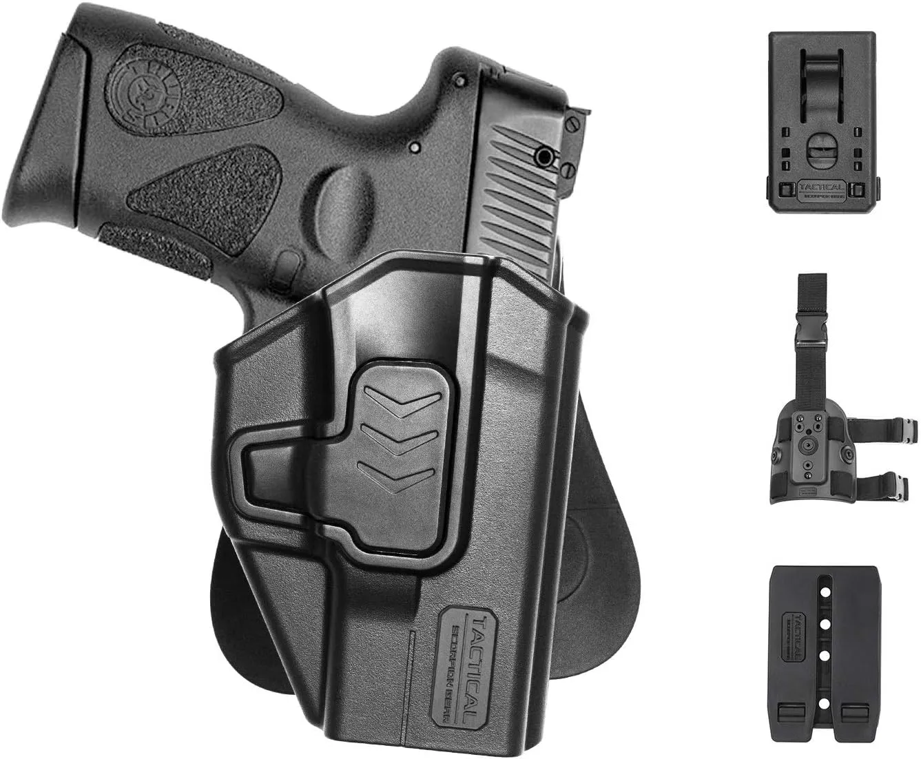 Tactical Scorpion Gear Modular Level II Retention Paddle Holster TSG-p238 fits: Sig Sauer P238