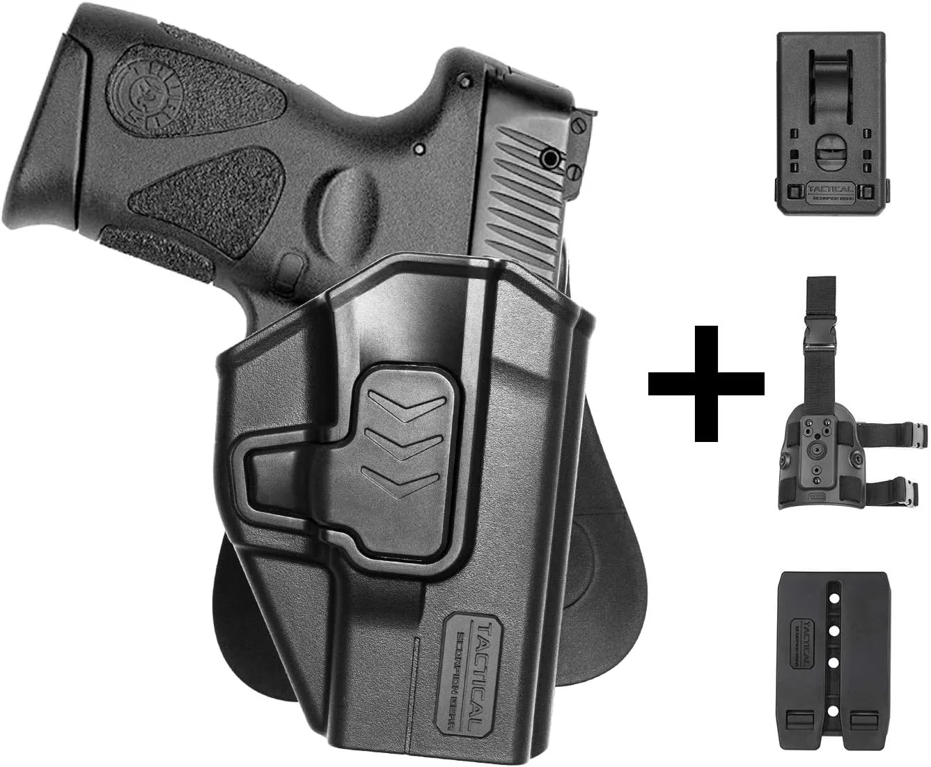 Tactical Scorpion Gear Modular Level II Retention Paddle Holster TSG-p238 fits: Sig Sauer P238