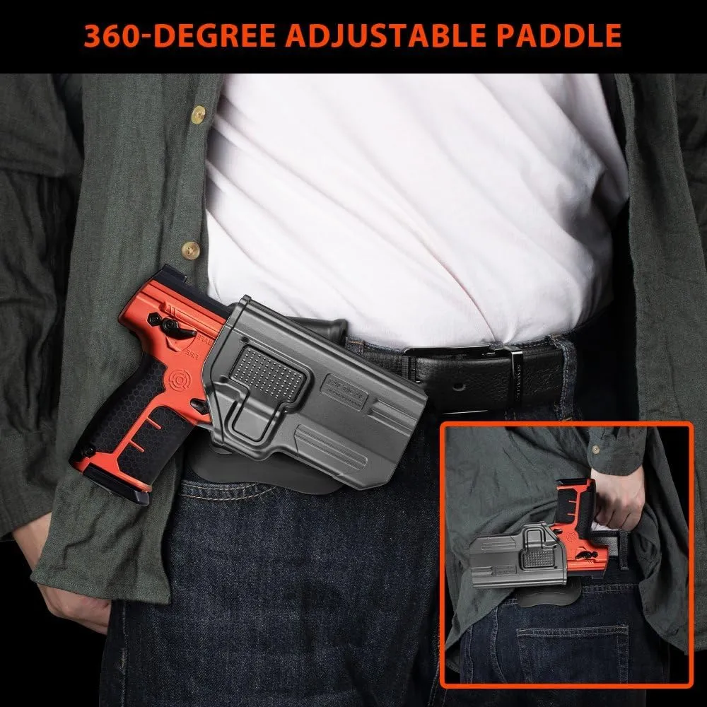 Tactical Scorpion Gear Polymer Paddle Level II Holster for All Byrna Launchers Fits: Byrna SD, LE and XL