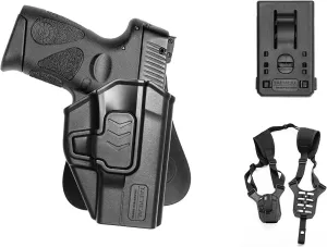 Tactical Scorpion Modular Level II Retention Paddle Holster: Fits Ruger SR9 SR9c