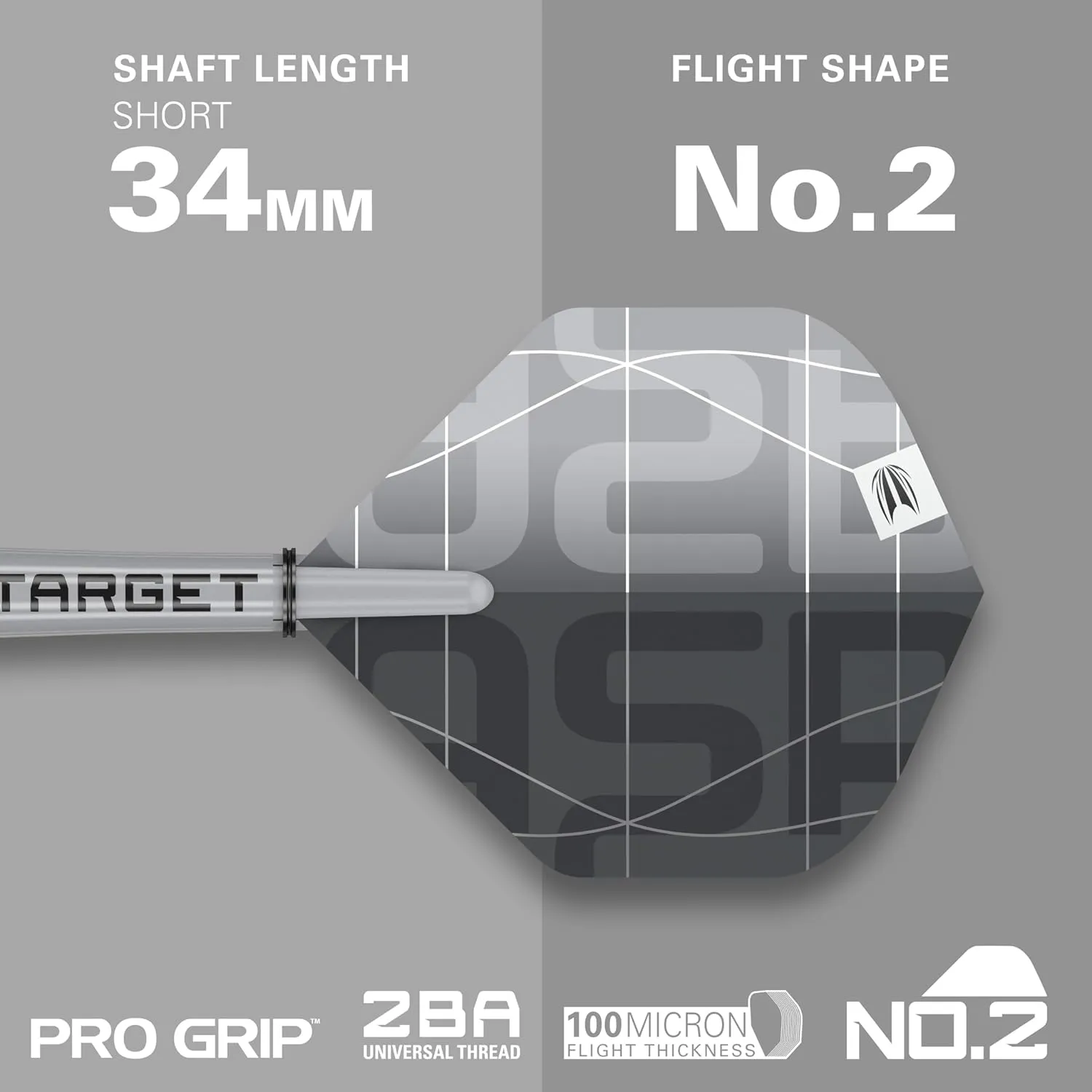 TARGET Darts Nathan Aspinall x Echo 90% Tungsten Steel Tip Swiss Point Dart Set – ASP Player Edition Darts, Pro Grip Shafts & Pro Ultra No.2 Flights, SP Tool Included, Professional Darts Sets