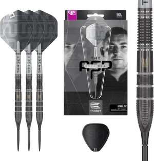 TARGET Darts Nathan Aspinall x Echo 90% Tungsten Steel Tip Swiss Point Dart Set – ASP Player Edition Darts, Pro Grip Shafts & Pro Ultra No.2 Flights, SP Tool Included, Professional Darts Sets