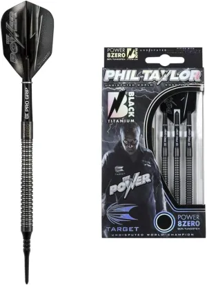 Target Darts - Phil Taylor Power 8Zero Titanium Soft Tip Darts