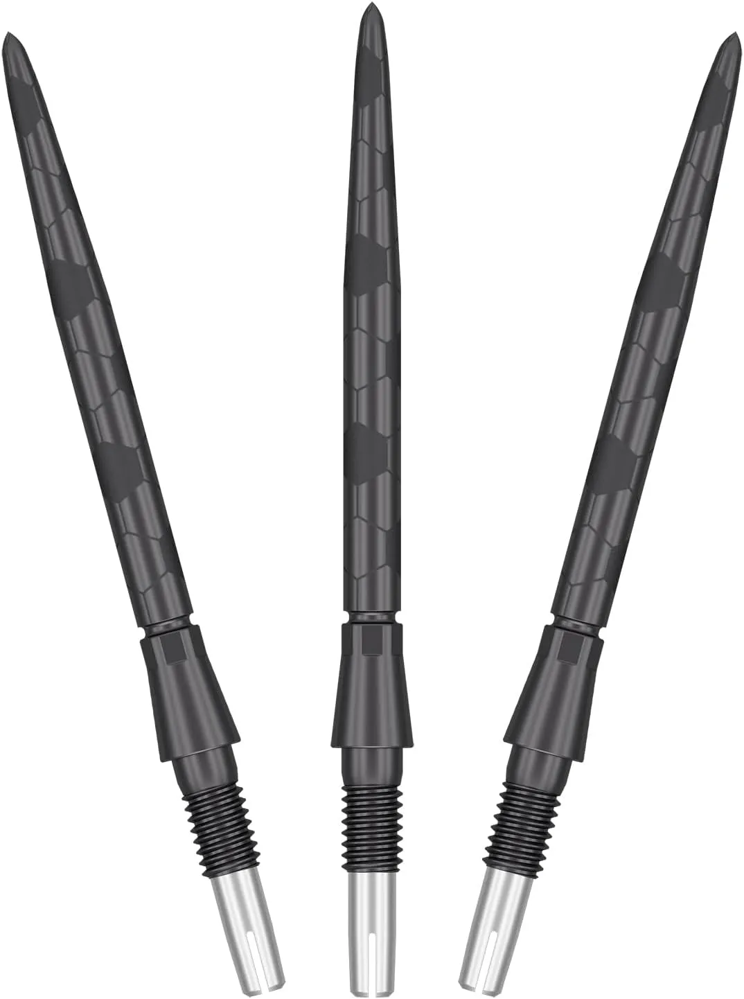 TARGET Darts Swiss Point Storm Steel Dart Points, Onyx (3 Pack Set of Tips) 26MM/30MM/35MM – Gold/Silver/Black | Change Dart Points, Spare Tips, Professional Darts Accessories