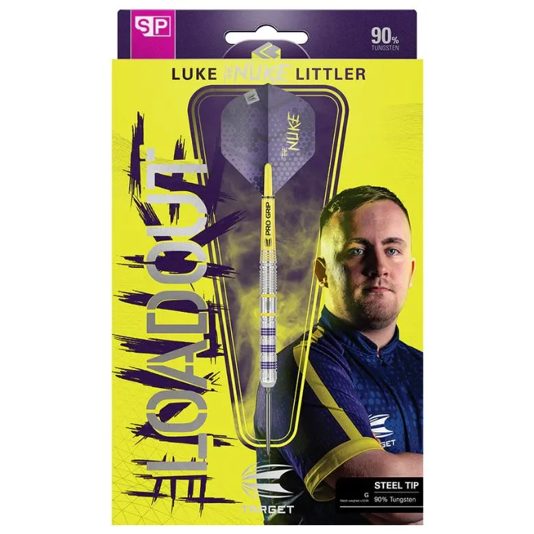 Target Luke Littler Loadout Swiss Point Steel Tip Dart Set