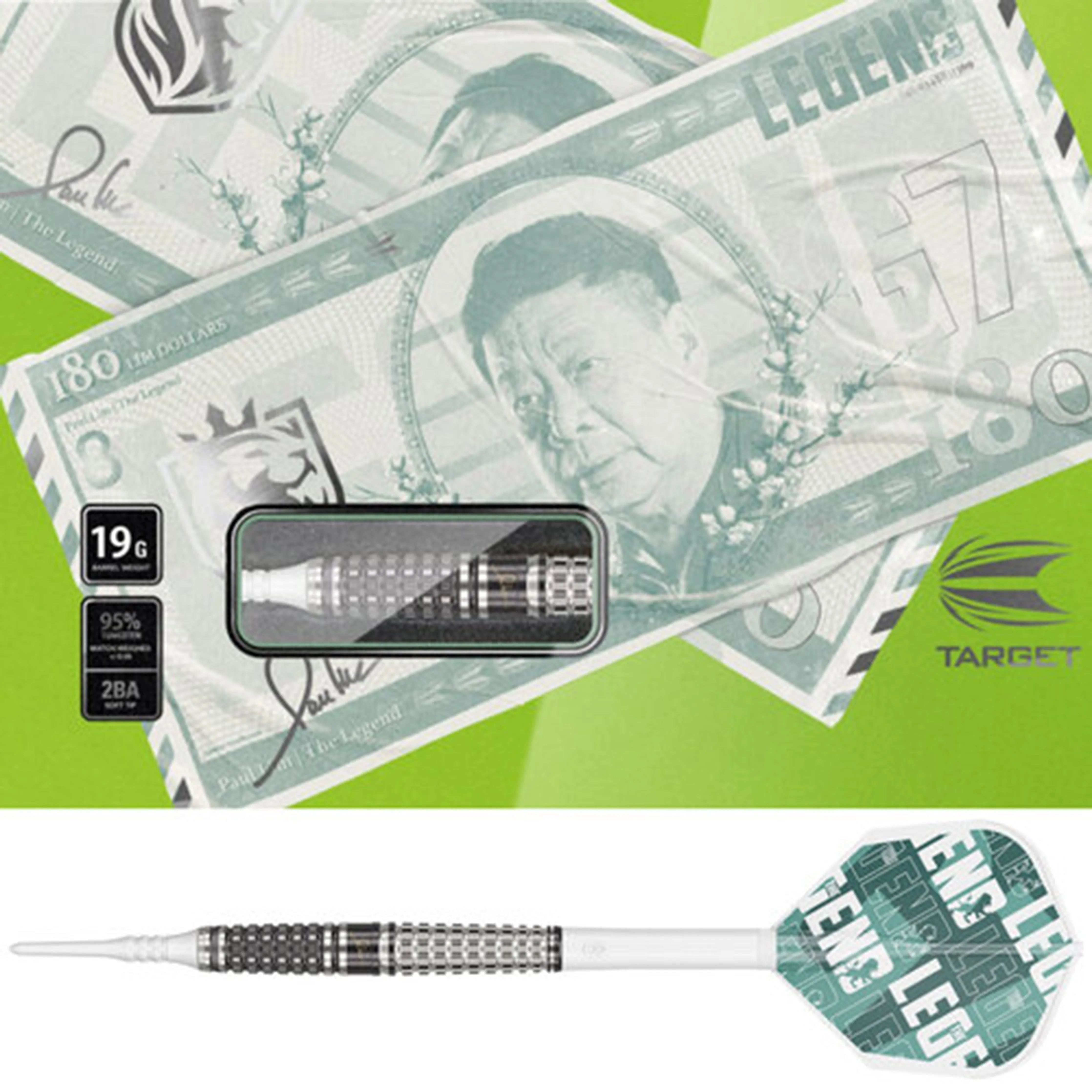 Target Paul Lim The Legend Gen 7 SP Steel Tip Darts 2023 - 95% Tungsten - 20g