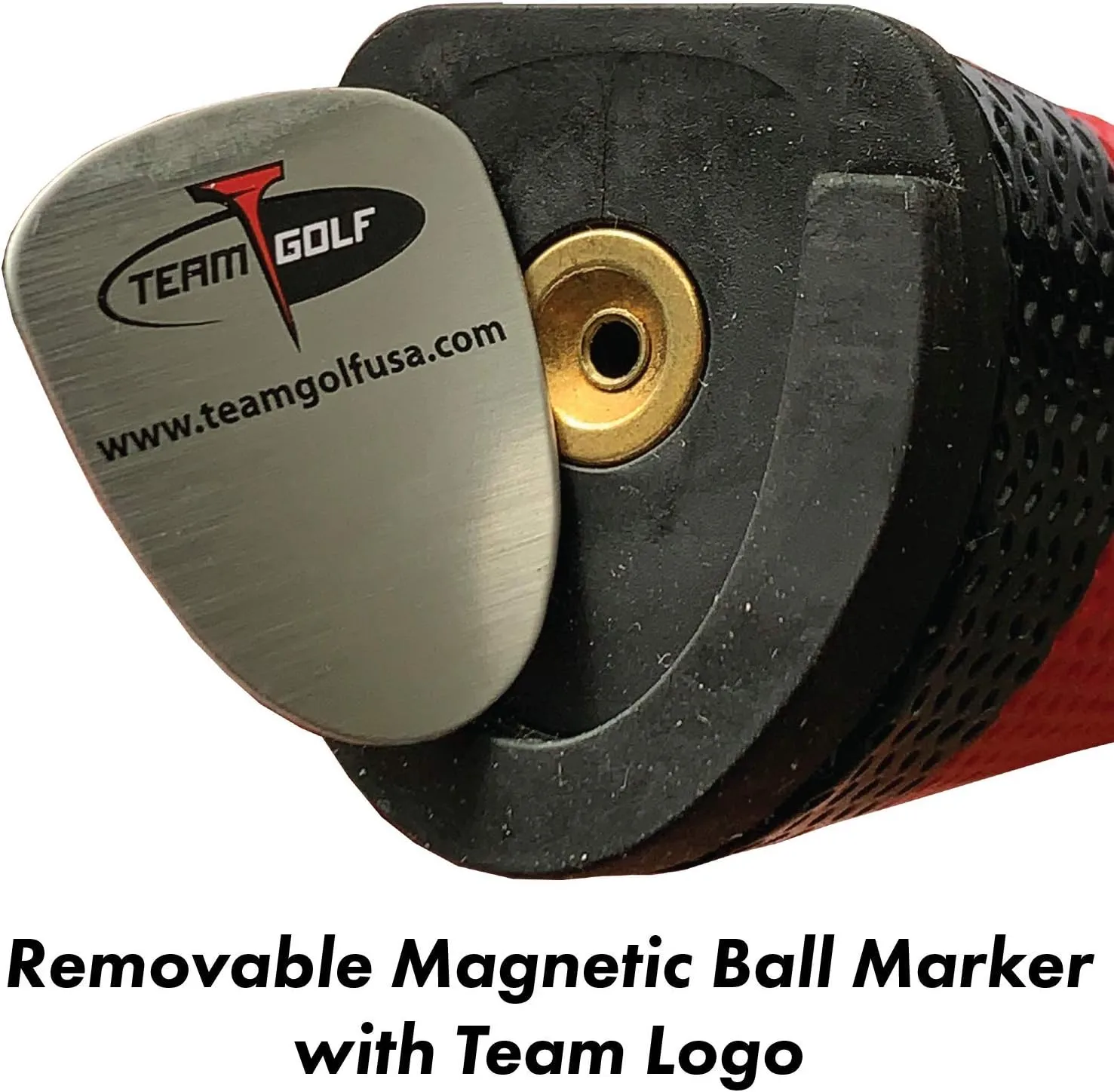 Team Golf NCAA Golf Putter Grip with Removable Gel Top Ball Marker, Durable Wide Grip & Easy to Control