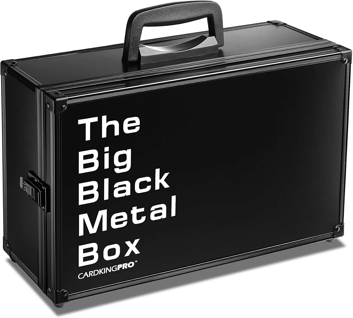The Big Black Metal Box (BBB Edition) | Case Is Compatible with Cards Against Humanity, All Standard Card Games (Game Not Included) | Includes 8 Dividers | Fits up to 2500 Loose Unsleeved Cards, Boks