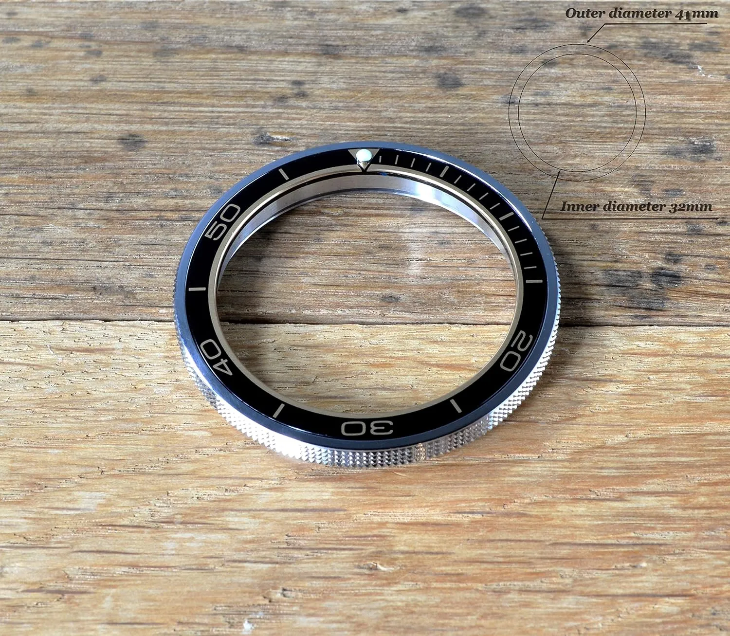 The Thorn Vostok Custom Bezel for Amphibia & Komandirskie Stainless Steel Replacement Bezel Amphibia   Aluminium Insert