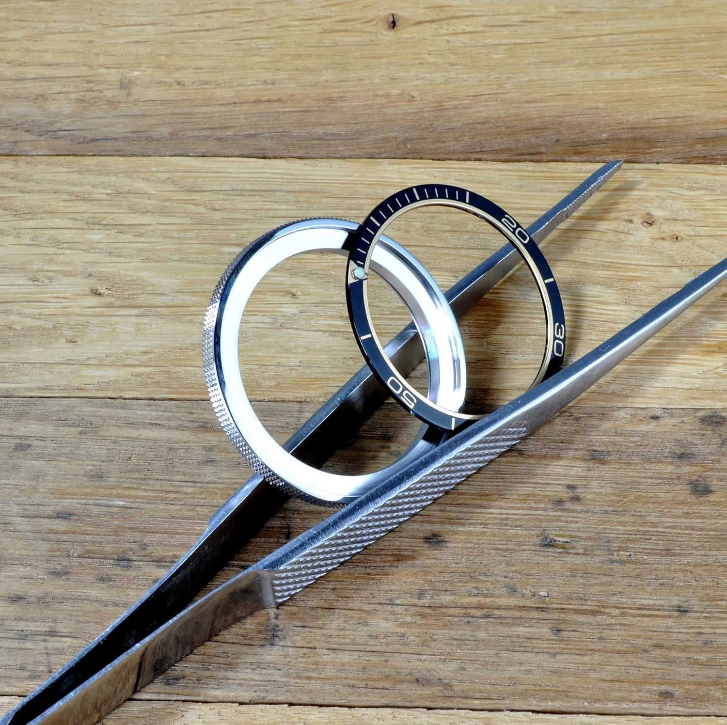 The Thorn Vostok Custom Bezel for Amphibia & Komandirskie Stainless Steel Replacement Bezel Amphibia   Aluminium Insert