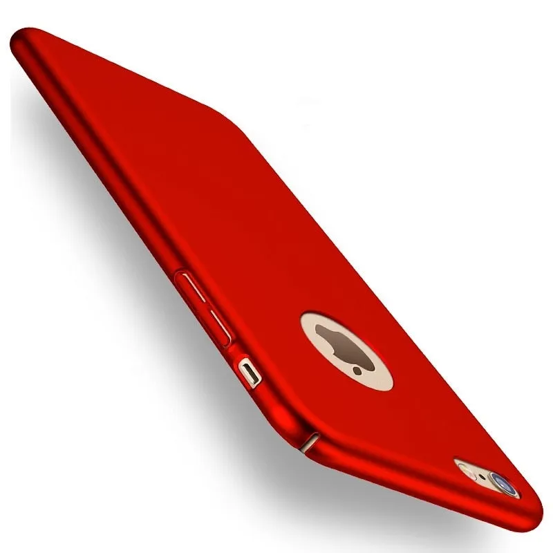 Thin Hard Protect Case 360?? All-inclusive PC Back Cover Bumper for iPhone 7 Plus Sliky BlackHJG3