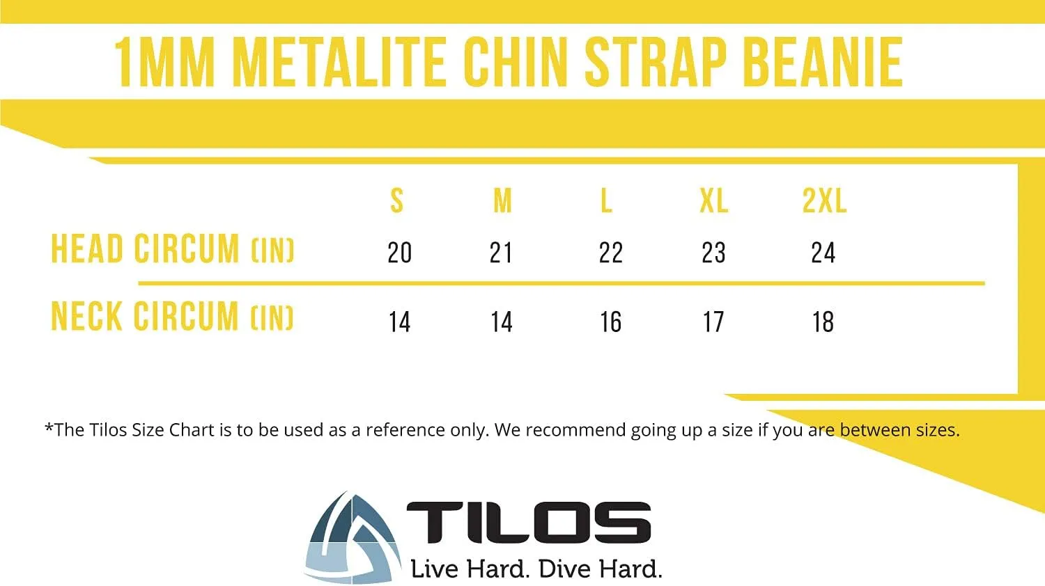 Tilos 1mm Metal-Light Coated Neoprene Adjustable Beanie for Surf Surfing Kayak Rafting Canoe Snorkel Swimming Cap Hat