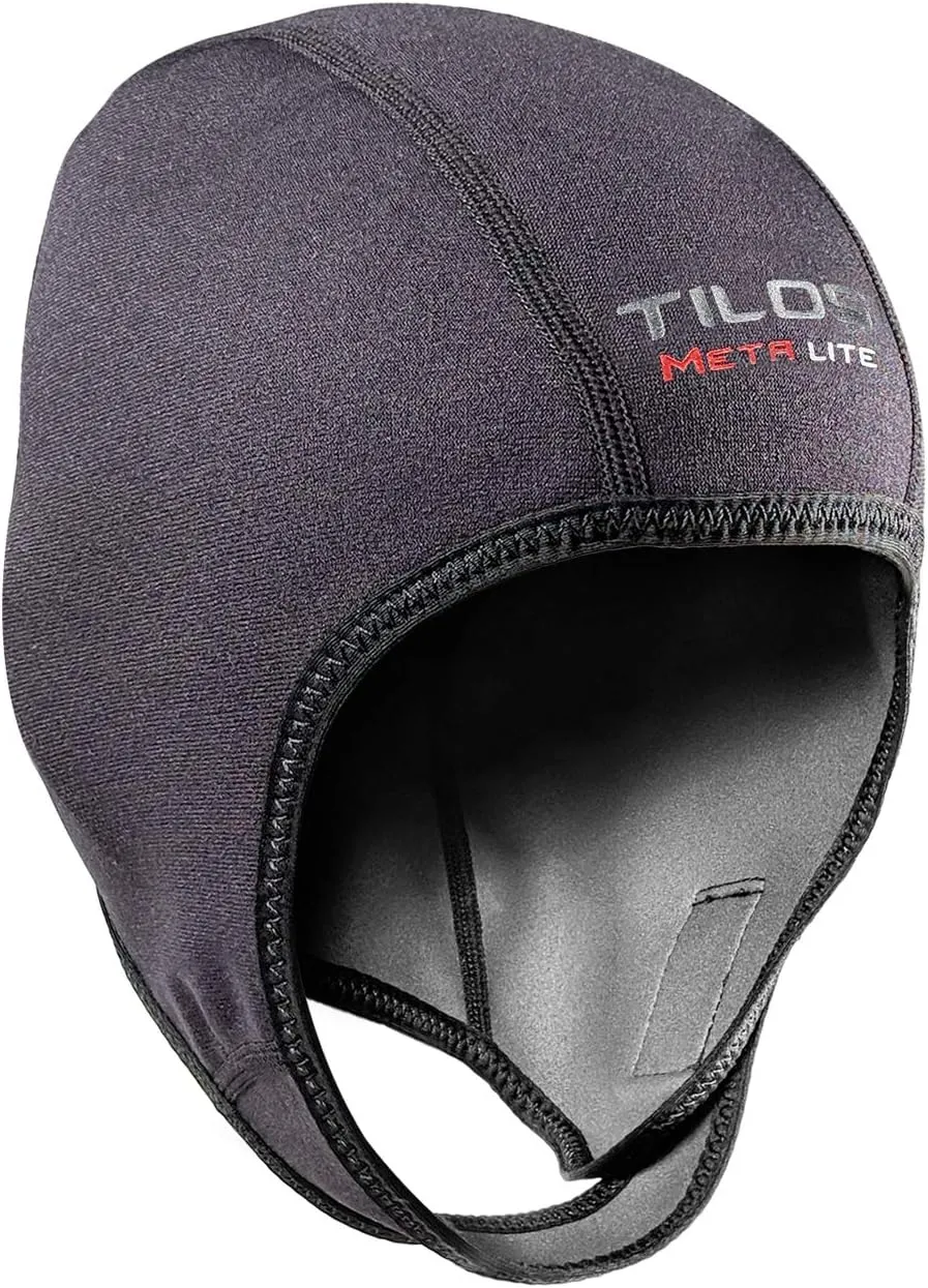 Tilos 1mm Metal-Light Coated Neoprene Adjustable Beanie for Surf Surfing Kayak Rafting Canoe Snorkel Swimming Cap Hat