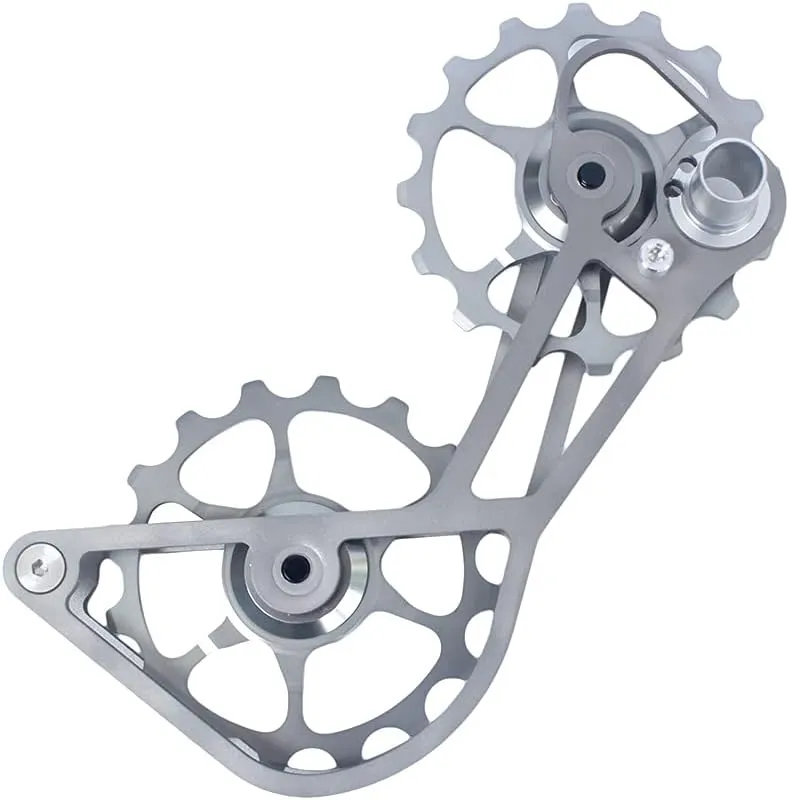 Titanium Road Cyclocross Gravel Bicycle Bike Rear Derailleur Oversized Pulley Wheel System Cage OSPW for Shimano Ultegra/Dura Ace 6700/6800/7800/7900/7970/9000/9070 10/11 Speed use
