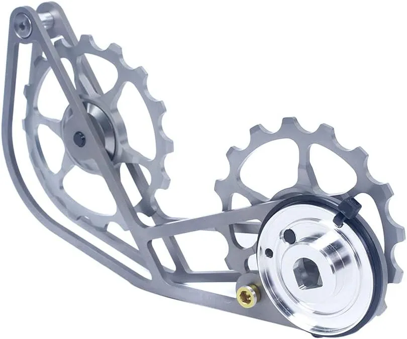 Titanium Road Cyclocross Gravel Bicycle Bike Rear Derailleur Oversized Pulley Wheel System Cage OSPW for Sram Red/Force eTap AXS 12 Speed use