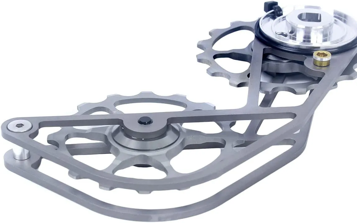 Titanium Road Cyclocross Gravel Bicycle Bike Rear Derailleur Oversized Pulley Wheel System Cage OSPW for Sram Red/Force eTap AXS 12 Speed use