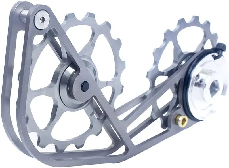 Titanium Road Cyclocross Gravel Bicycle Bike Rear Derailleur Oversized Pulley Wheel System Cage OSPW for Sram Red/Force eTap AXS 12 Speed use