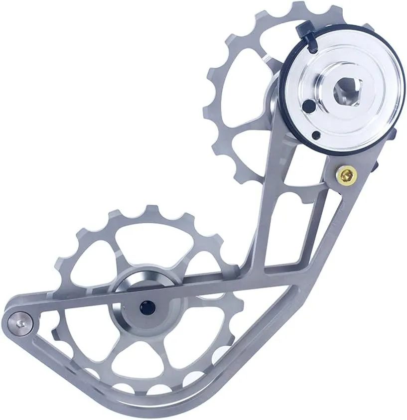 Titanium Road Cyclocross Gravel Bicycle Bike Rear Derailleur Oversized Pulley Wheel System Cage OSPW for Sram Red/Force eTap AXS 12 Speed use
