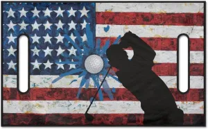 TODIYADDU American Flag Golf Balls Golf Cart Towel Seat Covers for Women Anti-hot Distinctive Golf Accessories Club Car with Armrests Easy Clean Golf Cart Towel Suitable for Sightseeing Car Club Car