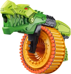 Toy Gun Toy Foam Blasters with 120 Foam Bullets, 40-Dart Rotating Drum, Foam Dart Gun Shooting Game for Indoor Outdoor Activity, Dinosaur Toys Birthday Xmas Gifts for Kids, Teens, Adults 6 