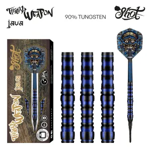 Tribal Weapon Java Soft Tip Dart Set-90% Tungsten Barrels